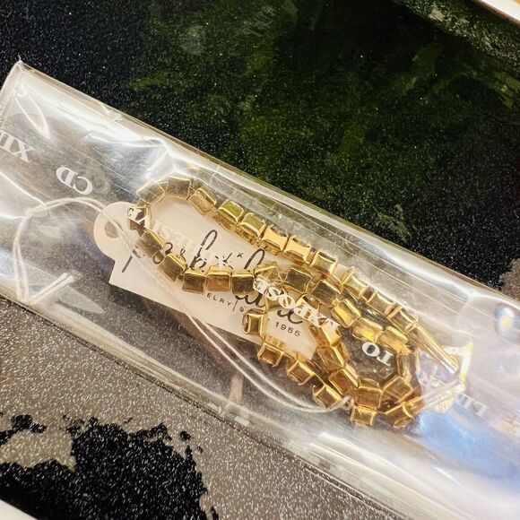 Vintage Park Lane Gold Clear Rhinestone Sparkly Dainty Tennis Bracelet NWT 1390 - Picture 11 of 12